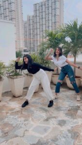 Niharika Konidela Instagram - This is a first! With the very talented and sweetest @mrinali_kiran 🤗 Had too much fun shooting this! 🤩