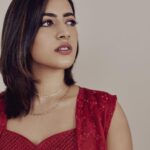 Niharika Konidela Instagram - I ran out of quotes for red colour. Here’s a rose 🌹 . Styled by - @ashwin_ash1 & @hassankhan_3 Asst by - @stylebyannapurna Outfit - @varunchakkilam HMUA- @lemysumi_makeupartist Shot by - @arifminhaz