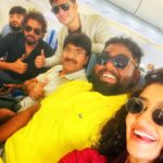 Nikhil Siddhartha Instagram - Karthikeya2 team on the way to Delhi For Whole day of a promotions with the National Media. #Karthikeya2Hindi @anupamaparameswaran96 @harshachemudu @actorysr @abhishek