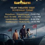 Nikhil Siddhartha Instagram - OSTUNNAM to THANK YOU ALL 🙏🏽🙏🏽🙏🏽 #karthikeya2 team