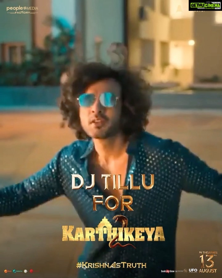 Nikhil Siddhartha Instagram - Young sensation @Siddu_buoy will lighten up the Grand Pre Release Event of #Karthikeya2 today 😍 From 7 PM onwards, stay tuned ❤️🔥 ▶️ https://youtu.be/II8w6noQ8Ng #KrishnaIsTruth #Karthikeya2onAugust13th @anupamaparameswaran96