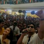 Nikhil Siddhartha Instagram - Crazy Crowds and LOVE from VIJAYWADA ❤️❤️❤️❤️ PVP mall was a Blasttttt 🔥🔥💥💥💥 thanks for the love for #Karthikeya2