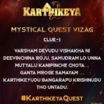 Nikhil Siddhartha Instagram - Vizag.. here is the Karthikeya Quest Clue Get searching guys…. 🔥🔥🔥#Karthikeya2