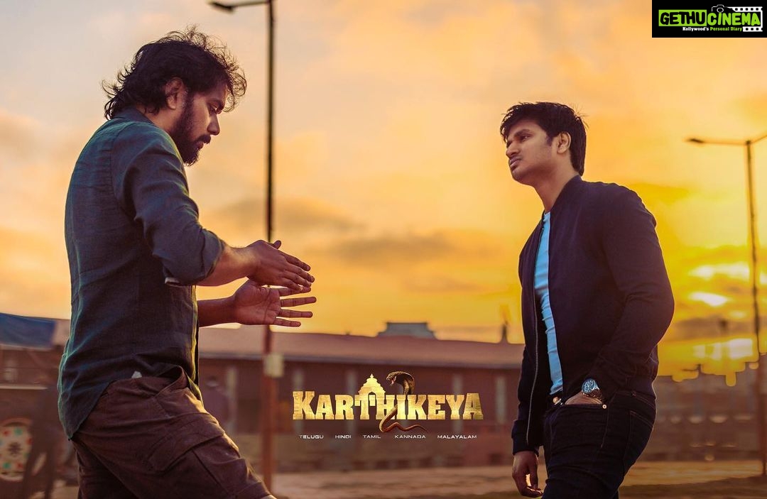 Nikhil Siddhartha Instagram - Working for #karthikeya2 was an Enlightening Experience… this July 22nd Can’t wait to show the world what we have made. Teaser coming soon pC- @seshu__vardhan @anupamaparameswaran96 @abhishekofficl @tgvishwaprasad @chandoo.mondeti @vivek_kuchibhotla @mayank_singhaniya @karthik.gattamneni @bhairavudu @srujanaamani