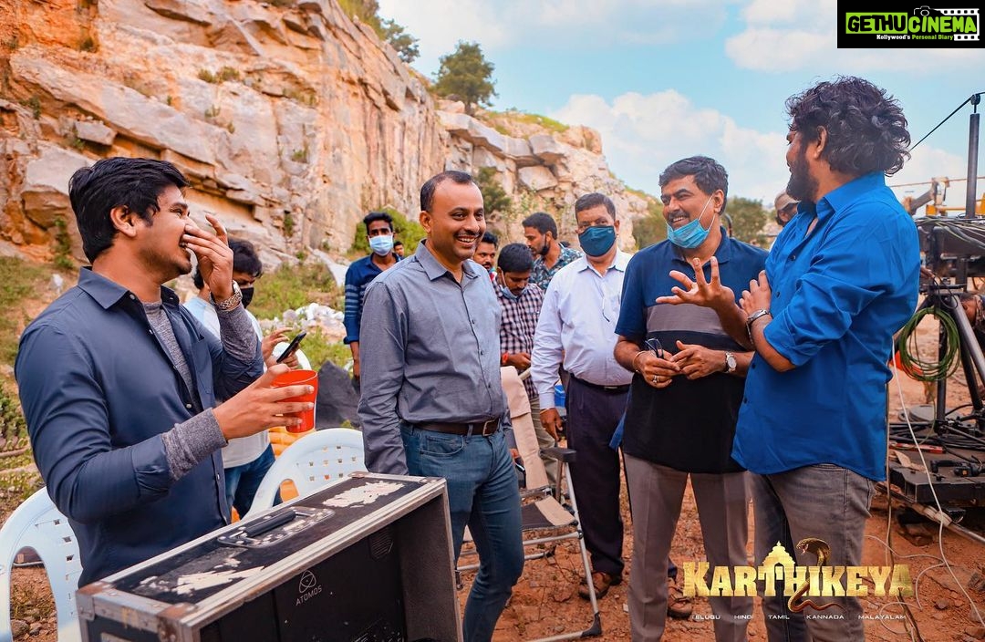 Nikhil Siddhartha Instagram - Working for #karthikeya2 was an Enlightening Experience… this July 22nd Can’t wait to show the world what we have made. Teaser coming soon pC- @seshu__vardhan @anupamaparameswaran96 @abhishekofficl @tgvishwaprasad @chandoo.mondeti @vivek_kuchibhotla @mayank_singhaniya @karthik.gattamneni @bhairavudu @srujanaamani