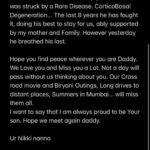 Nikhil Siddhartha Instagram - Devastated that My father Shyam Siddhartha Passed away yesterday. He was a Good Man who mentored and taught thousand of students, Guided many in their Careers and always did his best to keep people around him happy. An Avid Movie Buff who was a huge fan of the Greats NTR & ANR , his dream was to see me someday on the silver screen. His motivation and unwavering support have made me what I am today. From a Boy he worked his way educating himself and working non stop to give us a good life. A state topper from JNTU Electronic Engineer, he only believed in Hard Work. But when his time came to Enjoy the fruit he was struck by a Rare Disease. CorticoBasal Degeneration... The last 8 years he has fought it, doing his best to stay for us, ably supported by my mother and Family. However yesterday he breathed his last. Hope you find peace wherever you are Daddy. We Love you and Miss you a Lot. Not a day will pass without us thinking about you. Our Cross road movie and Biryani Outings, Long drives to distant places, Summers in Mumbai... will miss them all. I want to say that I am always proud to be Your son. Hope we meet again daddy. Ur Nikki nanna