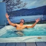 Nikhil Siddhartha Instagram - Happiness is A HOT HOT TUB in the Snowy Hills ❤️ #life #travel #travelphotography #lifestyle #scotland Glencoe Lochan