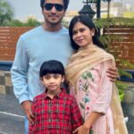 Nikhil Siddhartha Instagram - Wishing you and your Family a HAPPY DUSSEHRA from us 😇🙏🏽 @pallavi.varma #Rithwikha @amaryadhav_official #jaimatadi