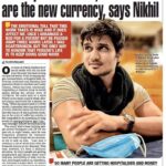 Nikhil Siddhartha Instagram - Times of India.. Today. #Covid19 #coronaindia #covid @neeshitanyayapati