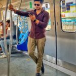 Nikhil Siddhartha Instagram – 1st Metro Ride.. Thanks to #18pages shoot