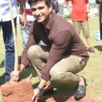 Nikhil Siddhartha Instagram – Plants r Like Gods 🙏🏼 They give us Life … 
I’ve accepted #HaraHaiTohBharaHai #GreenindiaChallenge 
 from @Rajaraveendar Planted 3 saplings. Further I am nominating #18pages entire team @anupamaparameswaran96 @avikagor #Swathi 
to plant 3 trees & continue the chain..special thanks to @mpsantoshtrs Anna for taking this intiate