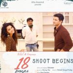 Nikhil Siddhartha Instagram – And… The Shooting Begins… #18pages ♥️
Fun Times on sets with @anupamaparameswaran96 @suryapratappalnati @geethaarts @aryasukku @bunnyvas