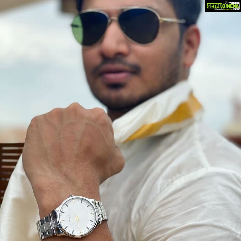 Nikhil Siddhartha Instagram - This year, I'm celebrating #OnamWithTMX and this exquisite range of festive watches by TMX is my new favourite. Onam, a festival that celebrates new harvests, new dreams and new goals! I cherish all the moments of festivities with my loved ones. Lets celebrate new beginnings together! Get your TMX watch at your nearest watch retailer today! #HappyOnam #Onam #Celebration #Onam2020 #TimexIndia #TMX