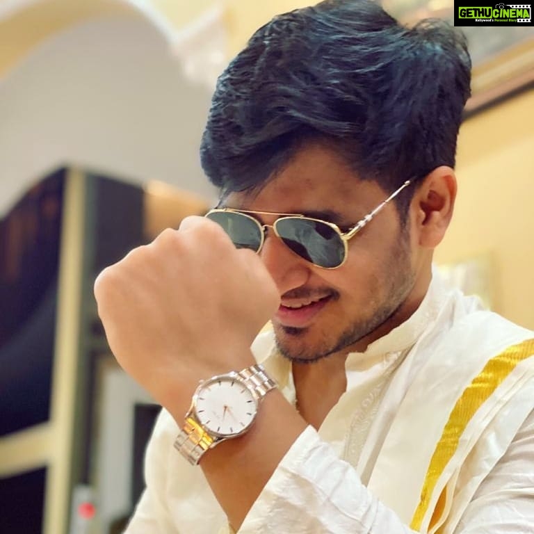 Nikhil Siddhartha Instagram - This year, I'm celebrating #OnamWithTMX and this exquisite range of festive watches by TMX is my new favourite. Onam, a festival that celebrates new harvests, new dreams and new goals! I cherish all the moments of festivities with my loved ones. Lets celebrate new beginnings together! Get your TMX watch at your nearest watch retailer today! #HappyOnam #Onam #Celebration #Onam2020 #TimexIndia #TMX