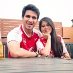 Nikhil Siddhartha Instagram – She had to become an Arsenal fan🤪… Arsenal Vs Tottenham 👻 Ready for the North London Derby 👻 #arsenal @arsenal @pallavi.varma @aftvmedia