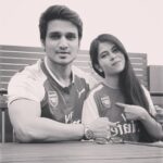 Nikhil Siddhartha Instagram - She had to become an Arsenal fan🤪... Arsenal Vs Tottenham 👻 Ready for the North London Derby 👻 #arsenal @arsenal @pallavi.varma @aftvmedia