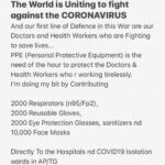 Nikhil Siddhartha Instagram – I’m doing my bit by Contributing ‬to the Health Care officials and Doctors ‪who r fighting for us as the first line of defence. 
2000 Respirators (n95/Fp2), ‬
‪2000 Reusable Gloves, ‬
‪2000 Eye Protection Glasses, sanitizers nd‬
‪10,000 Face Masks‬ 
Directly To the Hospitals nd COVID19 Isolation wards in AP/TG 
The first batch has been delivered to Gandhi Hospital personally under health authorities supervision.