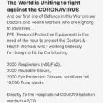 Nikhil Siddhartha Instagram - I’m doing my bit by Contributing ‬to the Health Care officials and Doctors ‪who r fighting for us as the first line of defence. 2000 Respirators (n95/Fp2), ‬ ‪2000 Reusable Gloves, ‬ ‪2000 Eye Protection Glasses, sanitizers nd‬ ‪10,000 Face Masks‬ Directly To the Hospitals nd COVID19 Isolation wards in AP/TG The first batch has been delivered to Gandhi Hospital personally under health authorities supervision.