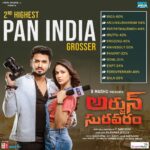 Nikhil Siddhartha Instagram – Even in the 2nd week we r the 2nd HIGEST BOX OFFICE OCCUPANCY PAN INDIA for #ArjunSuravaram after #Bigil… massive achievement for our team… 🙏🏽thank you Telugu movie lovers for this huge success 🙏🏽😇👻