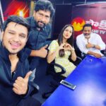 Nikhil Siddhartha Instagram – The #ArjunSuravaram gang having fun with SAKSHI TV now… Will be Live… do call in 👻👻👻 let’s chill 🥳