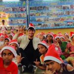 Nikhil Siddhartha Instagram - Celebrating Smiles this Christmas... These kids are physically Challenged but laughed nd played so much today. Did my little bit to support them... let’s all spread happiness this Christmas nd New Years #MerryChristmas #PeopleWithHearingImpairedNetwork