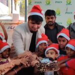 Nikhil Siddhartha Instagram – Celebrating Smiles this Christmas… These kids are physically Challenged but laughed nd played so much today. 
Did my little bit to support them… let’s all spread happiness this Christmas nd New Years 
#MerryChristmas #PeopleWithHearingImpairedNetwork