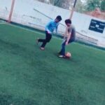 Nikhil Siddhartha Instagram - Done em thru his Legs 😁🤣 Nutmegs in Football... Dint have the Shoes or dress but still a few mins of football is always fun 😇