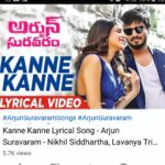 Nikhil Siddhartha Instagram - "Kanne Kanne” The 1st LYRICAL SONG VIDEO from our film #ArjunSuravaram is here 😃 Sung by @chinmayisripaada Nd @anuragkulkarni7 whose PILLA RA from RX100 is one of my fav. Do check it out 🤗 Do use Headphone or good quality speakers to hear😇 https://www.youtube.com/watch?v=I8su537xQWU