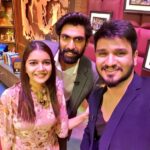 Nikhil Siddhartha Instagram – Number one Yaari… with the MAN whom evryone Loves…. @ranadaggubati 
So much fun shooting with @swati194 nd Rana… Watch out for the Crazy Episode… 😜😁