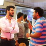 Nikhil Siddhartha Instagram - Now thats my Bundle of Energy Director @tn.santosh always smiling always Working Hard... #Mudra