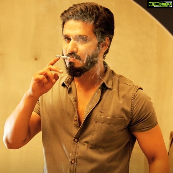 Nikhil Siddhartha Instagram - Smoking is Injurious to Ur health.. but when ur at a stage where u give a F abt ur life, then it doesn't matter 😎..