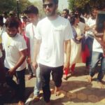Nikhil Siddhartha Instagram – We Walk to request the lawmakers to Punish the animals who rape ND Harass women.. or the law one day will be taken into our own hands. 
Thank u ERION (End Rape In Our Nation) for organizing this Barefoot Protest.. ND thanks to everyone who joined us there nd here on social media spreading the word. @teamerion