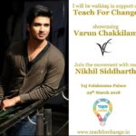 Nikhil Siddhartha Instagram - Tomorrow evening 7 pm onwards.. For my Favourite cause TEACH FOR CHANGE . Walking the Ramp at Taj Falaknuma Palace ☺️ @itispauleen @mayanelluri
