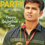 Nikhil Siddhartha Instagram – All you Singles Nd Mingles 😋😉 Here is wishing you all this Valentine’s day KIRRAK STYLE with @actor_Nikhil’s  #KirrakParty 
#GetBack #ToYourCollegeDays | @SamyukthaHegde @Simranpareenja1 @AnilSunkara1 @AbhishekOfficl @kishore_Atv #SharanKoppishetty | #happyvalentinesday