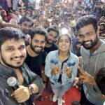 Nikhil Siddhartha Instagram – MONDAY MORNING show Shanti and MATINEE Bramharamba… KIRRAK PARTY gang with the CROWDS.. love u all for making the movie such a success 😍😚
