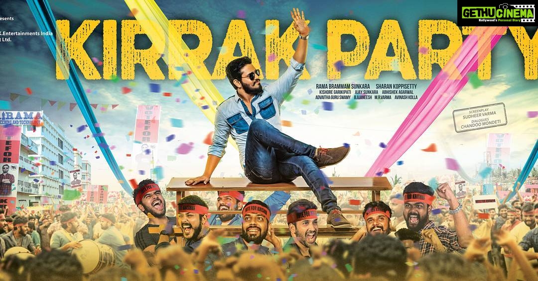 Nikhil Siddhartha Instagram - After A few Thrillers in the recent past... now its Time for some #YouthMass fulltoo College Entertainment 😊😉🤗😍 All u Engine-err nd Graduate Gals nd Boys.. come let's do KIRRAK PARTY #KirrakParty please do SHARE it if u LIKE it 😙😙😙 Thank uuuuu😍 @AKofficiial @chandoomondeti @sudheerkvarma @samyuktha_hegde @DreamAgarwal @simran_pareenja_