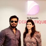 Nikhil Siddhartha Instagram – When U get everything concerned with BEAUTY/Dermatology/Skin/nd just awesome glow on it face under one roof.. it’s called “Dr.Ramesh’s DERMATIQUE” in Road No 12 Banjara Hills.. come get a GLOW 😊 @vishwanath.divya