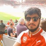 Nikhil Siddhartha Instagram - Half time at Liverpool.. nd Arsenal have been Lazy.. Wher r Lacazette nd Kolasinac😐😢😭 Bad Starting 11.. Current mood at the away stand😡 😠