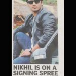 Nikhil Siddhartha Instagram – True that @deccanchronicle_official Iv signed Another film for another Prestigious Production house and will be shooting two-two movies Simultaneously… 🤓 
#TargetMoreMoviesAyear