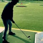 Nikhil Siddhartha Instagram - Tried a little Golf. Ended up more like hitting a six in cricket 🤣😂 #TopGolf