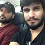 Nikhil Siddhartha Instagram – With Ujwal my Wing man… Crisscrossing North America ✈️🗽