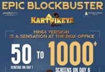 Nikhil Siddhartha Instagram - 1000 Screens in HINDI with around 3000 Shows 🙏🏽🙏🏽🔥🔥 This weekend please come celebrate In Movie Theatres 🙏🏽🙏🏽 #Karthikeya2 🙏🏽 #Karthikeya2Hindi