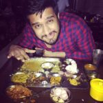 Nikhil Siddhartha Instagram – Revisited a Childhood Food Joint after 15 yrs😃👻
INDU HOTEL next to RavindraBharati.. Lovely food.. Veg Meals with Kheema on the side.. Mottam clean sweep chesa 😈