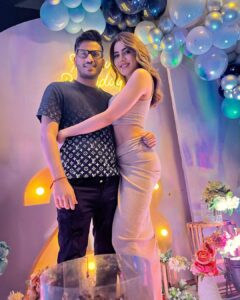 Nikki Tamboli Instagram - Ours is a love that's as true and tender as they come! Happy birthday, my lover and best friend @mananshahofficial #alwaysforever #bff ❤️❤️