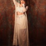 Nikki Tamboli Instagram - Fashion varies, but style sustains🌟 . . . . . . . . . . . . . . . Outfit: @azulibynikki Styled by: @shru_birla H&M: @dimplebrahmbhatt_ @sabahairstylist