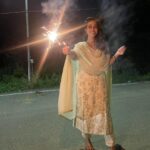 Nivetha Pethuraj Instagram - Happy Diwali 🤍