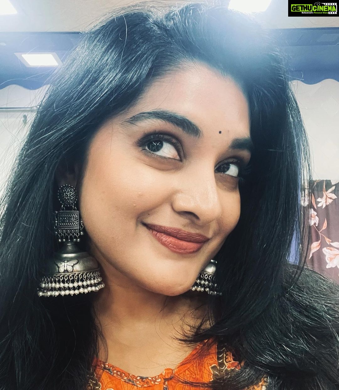 Nivetha Thomas Instagram - Saakini Daakini promotion game face ON 😊 #saakinidaakini