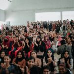 Nivin Pauly Instagram - We were overwhelmed by the love and affection showered on us by the bubbly and vibrant girls of Krishna Menon Women’s College, Kannur. ❤️ #SaturdayNight 🤘🏼😎🤩🎭 Krishna Menon Women's College