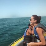 Nora Fatehi Instagram - Watch the full video on my Youtube channel (link in bio) Jet skiing for the first time Noriana style with @marcepedrozo 😎🤣 🎥 @anups_ Editor @Sushant_s_salvi