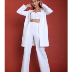 Nora Fatehi Instagram - All white for @batlahousefilm trailer launch! Its officially out guys check it out ! 😍🔥 Hair and makeup @marcepedrozo ❣️ Shot by @anups_ ❣️